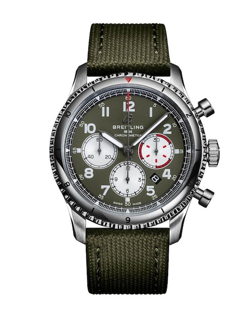 Reloj Breitling Aviator 8 B01 Chronograph 43 Curtiss Warhawk para hombre AB01192A1L1X1