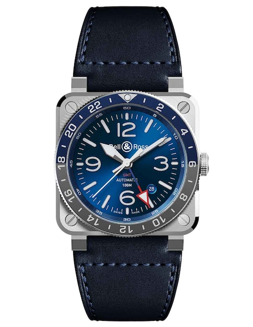 Reloj Bell & Ross para hombre BR0393-BLU-ST/SCA