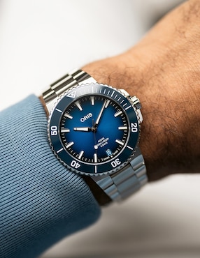 Reloj Oris Aquis Date para hombre 40077904135-0782302PEB