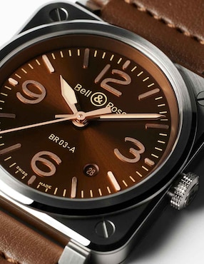 Reloj Bell & Ross para hombre BR03A-GH-ST/SCA