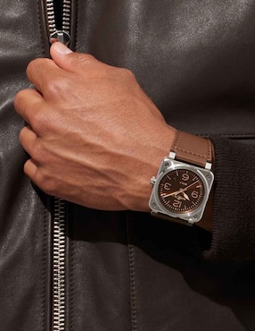 Reloj Bell & Ross para hombre BR03A-GH-ST/SCA
