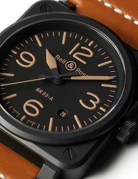 Reloj Bell & Ross para hombre BR03A-HER-CE/SCA