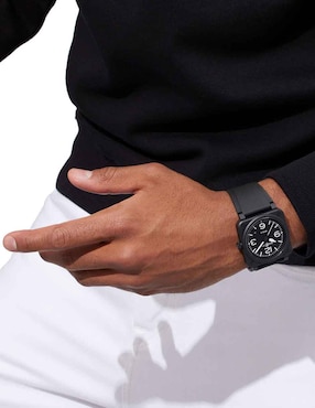 Reloj Bell & Ross para hombre BR03A-BL-CE/SRB