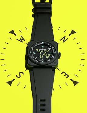 Reloj Bell & Ross para hombre BR03A-CPS-CE/SRB