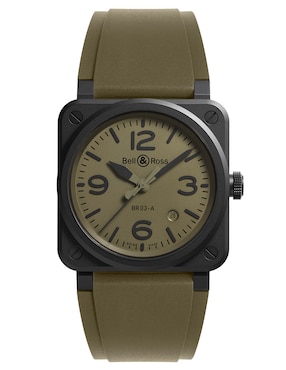 Reloj Bell & Ross para hombre BR03A-MIL-CE/SRB