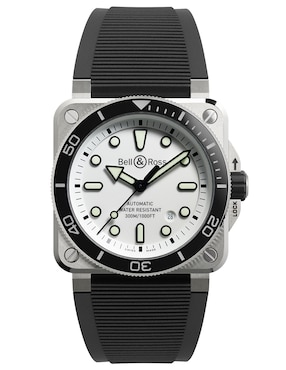 Reloj Bell & Ross para hombre BR03A-D-WH-ST/SRB