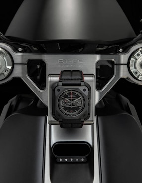 Reloj Bell & Ross Br-03 Chrono Blacktrack para hombre BR0394-BTR-CE/S