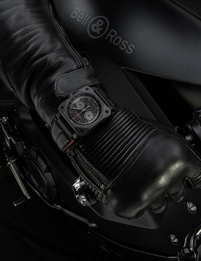 Reloj Bell & Ross Br-03 Chrono Blacktrack para hombre BR0394-BTR-CE/S