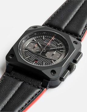 Reloj Bell & Ross Br-03 Chrono Blacktrack para hombre BR0394-BTR-CE/S