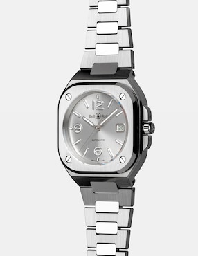 Reloj Bell & Ross BR-05 Grey Steel para hombre BR05A-GR-ST/SST