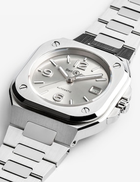 Reloj Bell & Ross BR-05 Grey Steel para hombre BR05A-GR-ST/SST