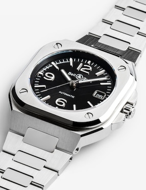 Reloj Bell & Ross BR-05 Black Steel para hombre BR05A-BR-ST/SST