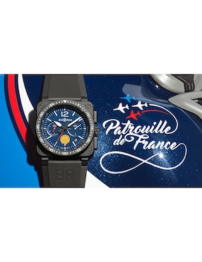 Reloj Bell & Ross BR 03-94 Patrouille de France para hombre BR0394-PAF1-CE/SRB