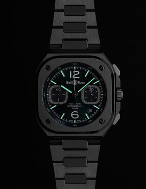 Reloj Bell & Ross para hombre BR05C-BLU-ST/SST