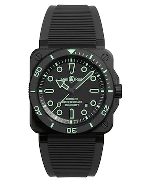 Reloj Bell & Ross BR 03 Diver para hombre BR03A-D-OL-CE/SRB