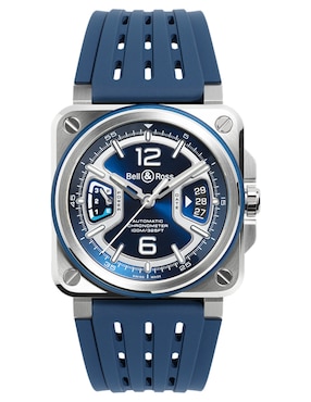 Reloj Bell & Ross BR-X3 para hombre BRX3R-BLU-ST/SRB