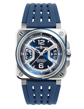 Reloj Bell & Ross BR-X3 para hombre BRX3R-BLU-ST/SRB
