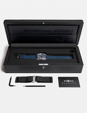 Reloj Bell & Ross BR-X3 para hombre BRX3R-BLU-ST/SRB
