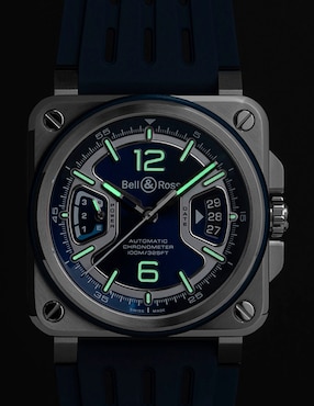 Reloj Bell & Ross BR-X3 para hombre BRX3R-BLU-ST/SRB