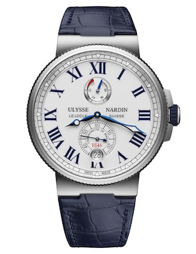 Reloj Para Hombre Ulysse Nardin Marine 1183-122/40 Azul