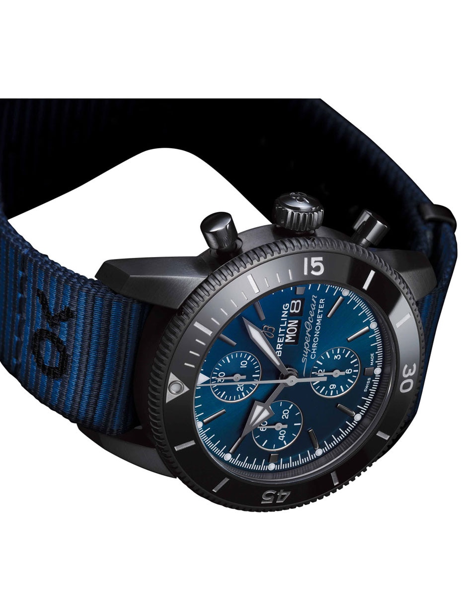 Reloj Superocean Heritage Chronograph 44 Outerknown para hombre M133132A1C1W1 2