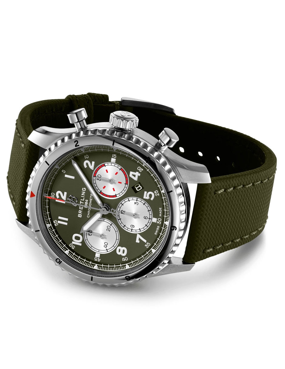 Reloj Aviator 8 B01 Chronograph 43 Curtiss Warhawk para hombre AB01192A1L1X1 3