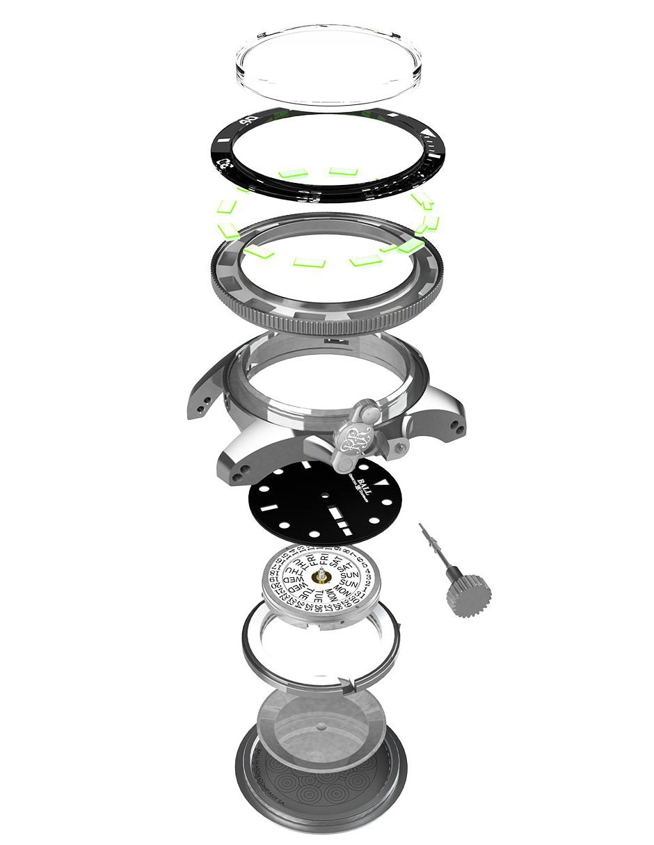 Reloj Engineer Hydrocarbon para hombre DM2118B-SCJ-BK 3