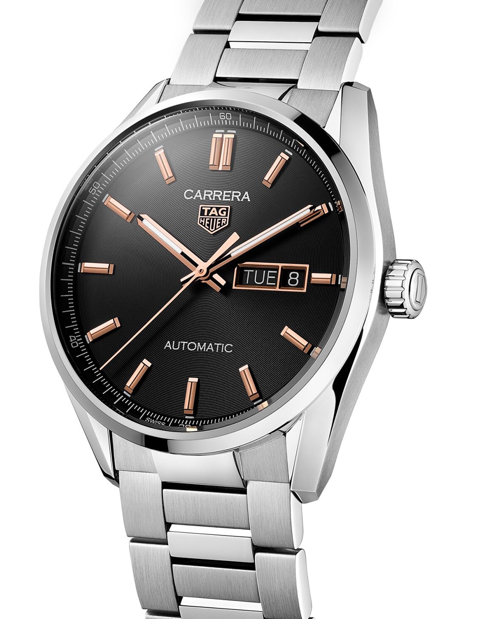  TAG Heuer Reloj automático Carrera Hombre - Diámetro 1.614 in  WBN2010.BA0640, Negro -, Classic : Ropa, Zapatos y Joyería