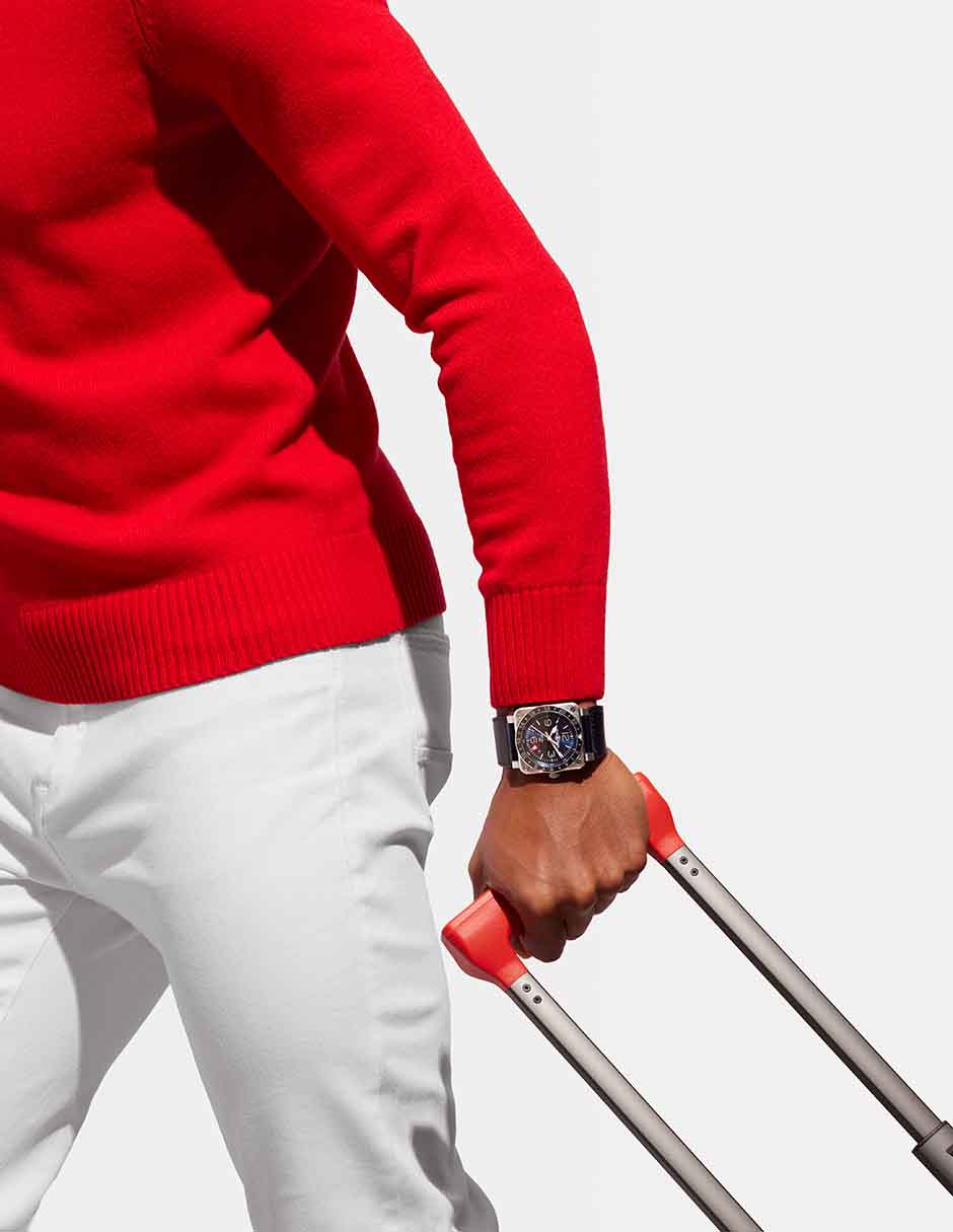 Reloj para hombre BR0393-BLU-ST/SCA 5