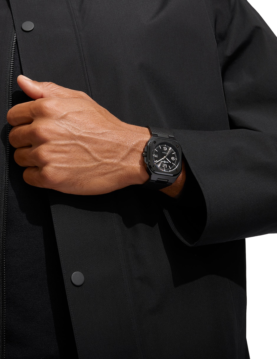 Reloj Ceramic para hombre BR05A-BL-CE/SRB 4
