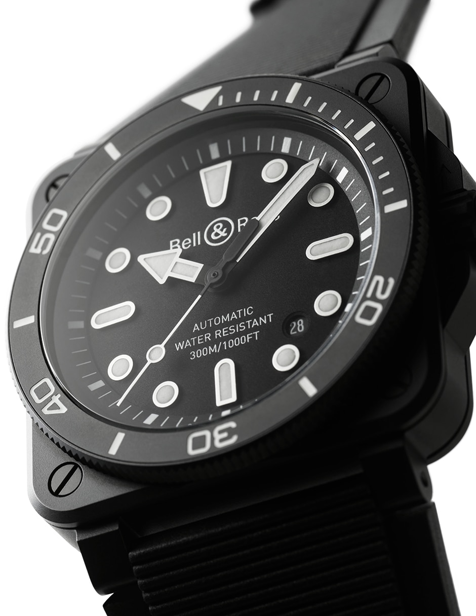 Reloj Diver Matte para hombre BR03A-D-BL-CE/SRB 2