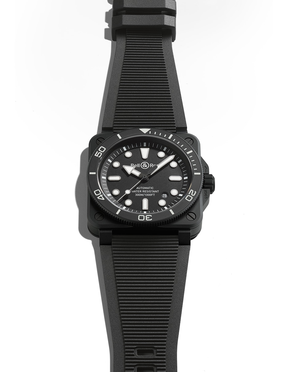 Reloj Diver Matte para hombre BR03A-D-BL-CE/SRB 5