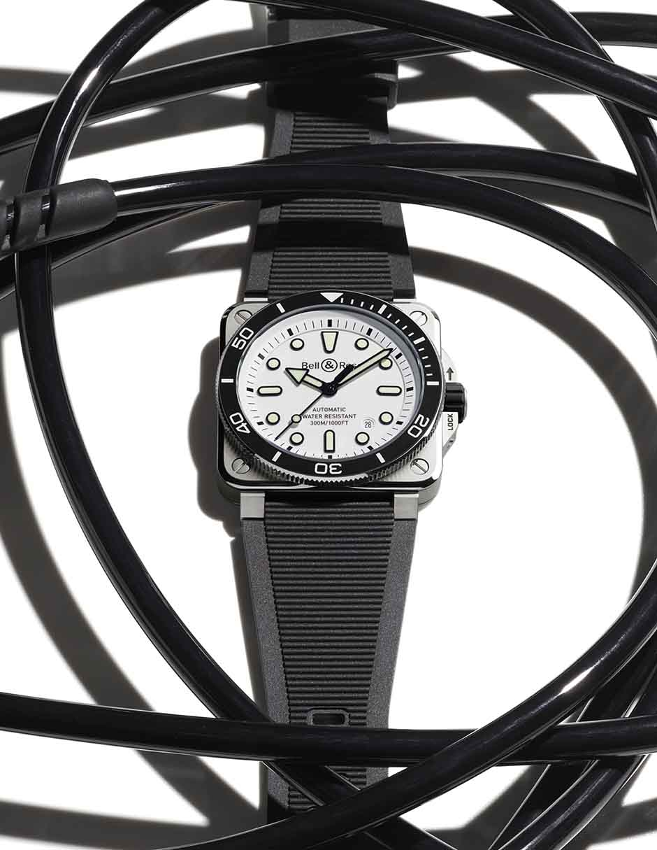 Reloj para hombre BR03A-D-WH-ST/SRB 4