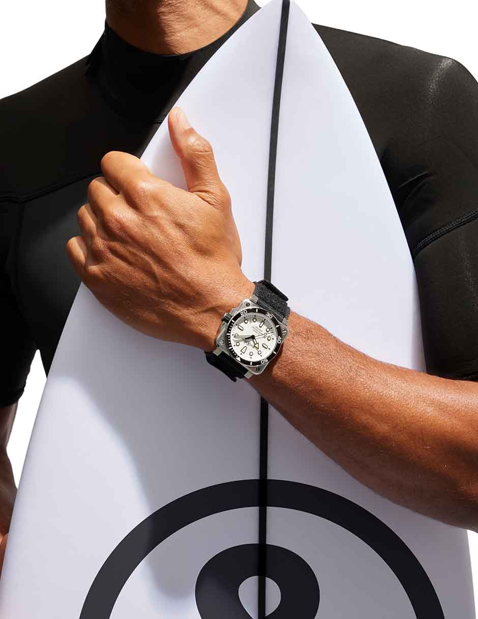 Reloj para hombre BR03A-D-WH-ST/SRB 5