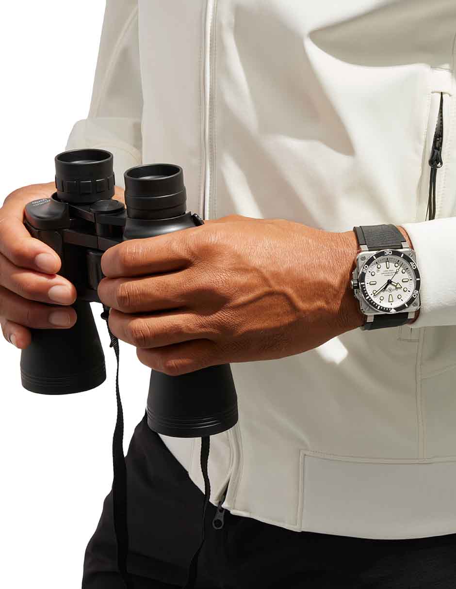 Reloj para hombre BR03A-D-WH-ST/SRB 6