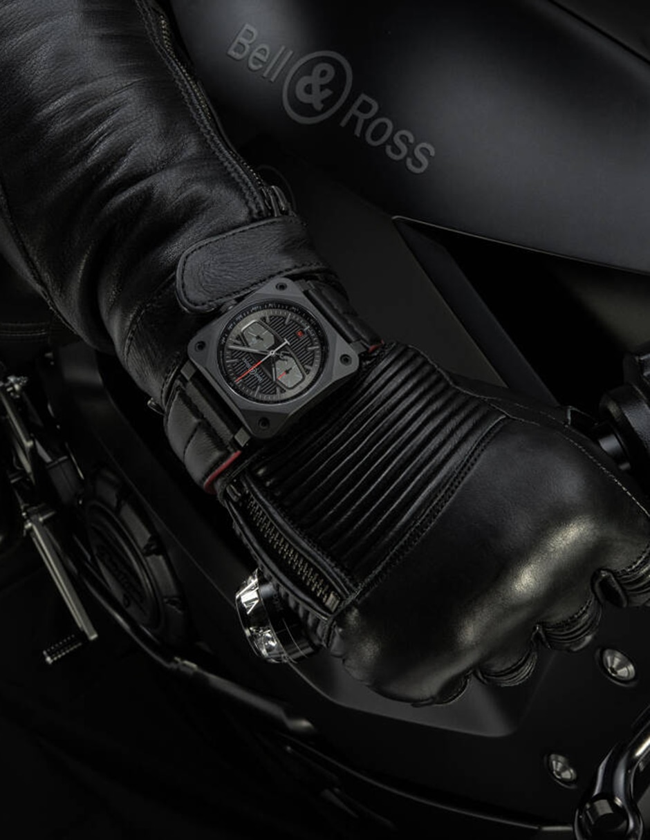 Reloj Br-03 Chrono Blacktrack para hombre BR0394-BTR-CE/S 4