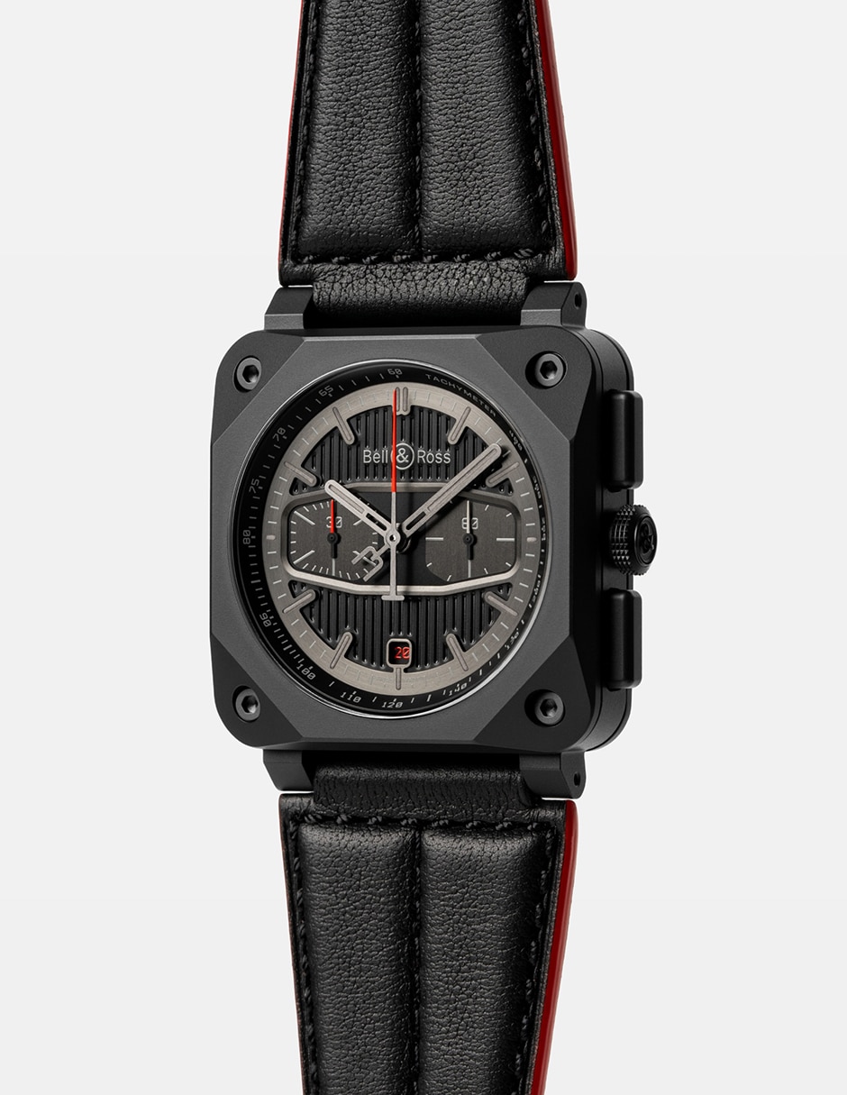 Reloj Br-03 Chrono Blacktrack para hombre BR0394-BTR-CE/S 6