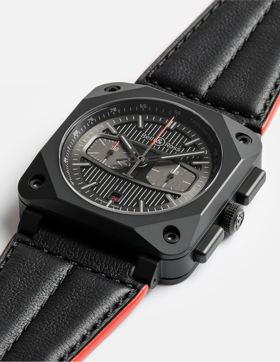 Reloj Br-03 Chrono Blacktrack para hombre BR0394-BTR-CE/S 7