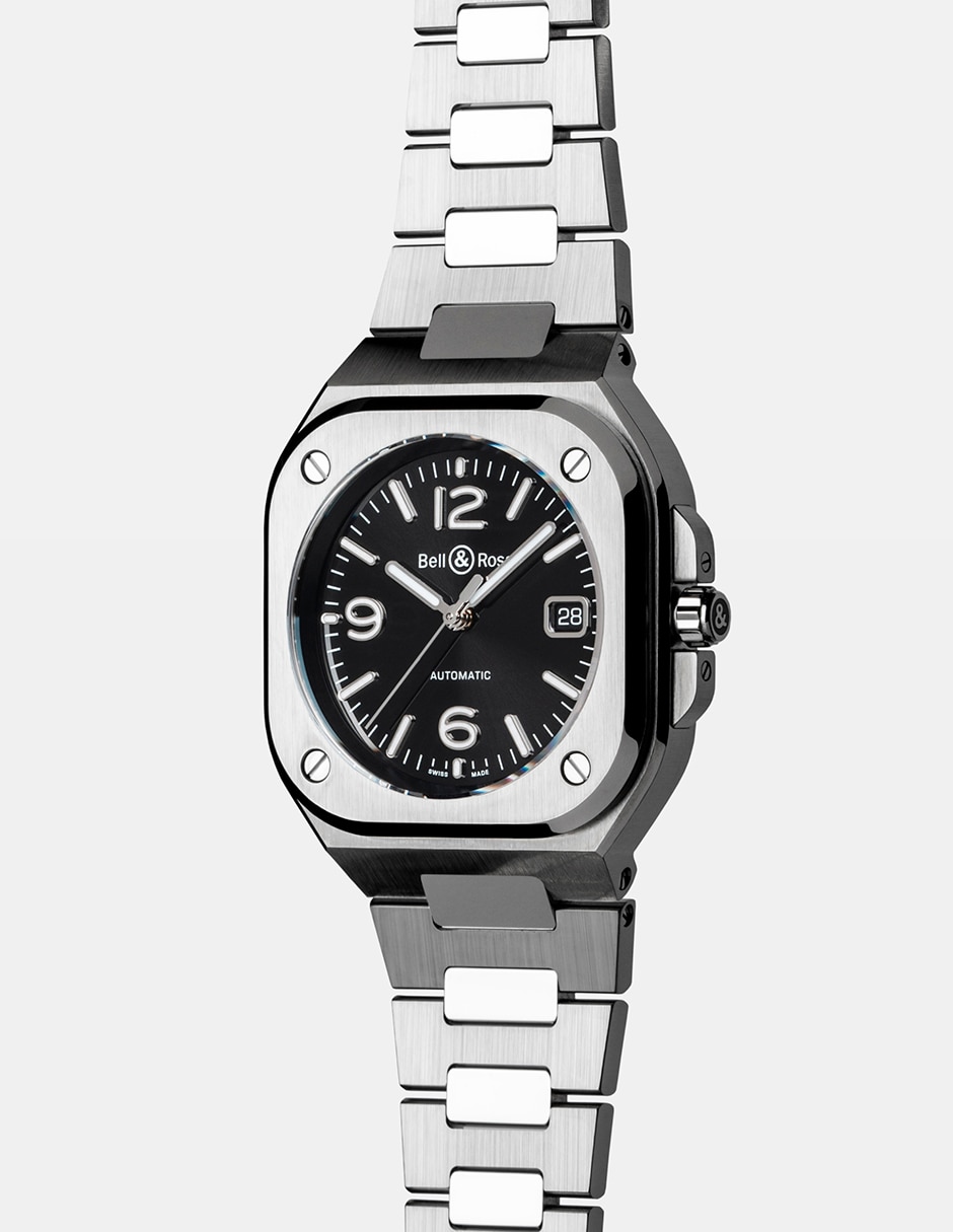 Reloj BR-05 Black Steel para hombre BR05A-BR-ST/SST 2