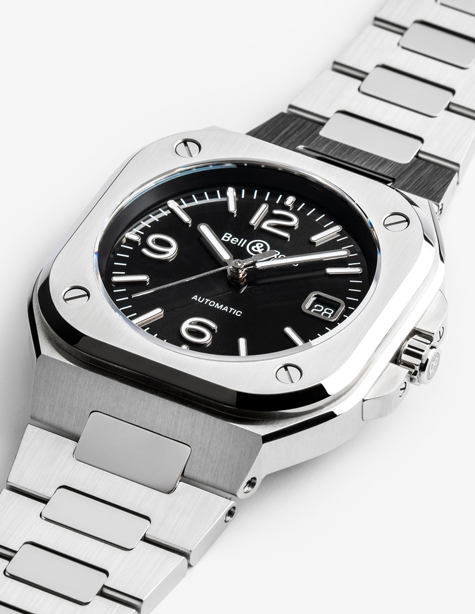 Reloj BR-05 Black Steel para hombre BR05A-BR-ST/SST 3