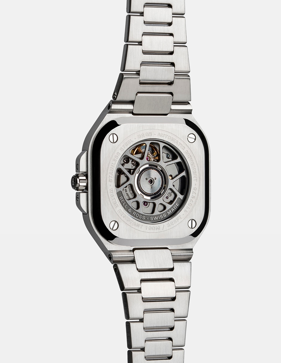 Reloj BR-05 Black Steel para hombre BR05A-BR-ST/SST 4
