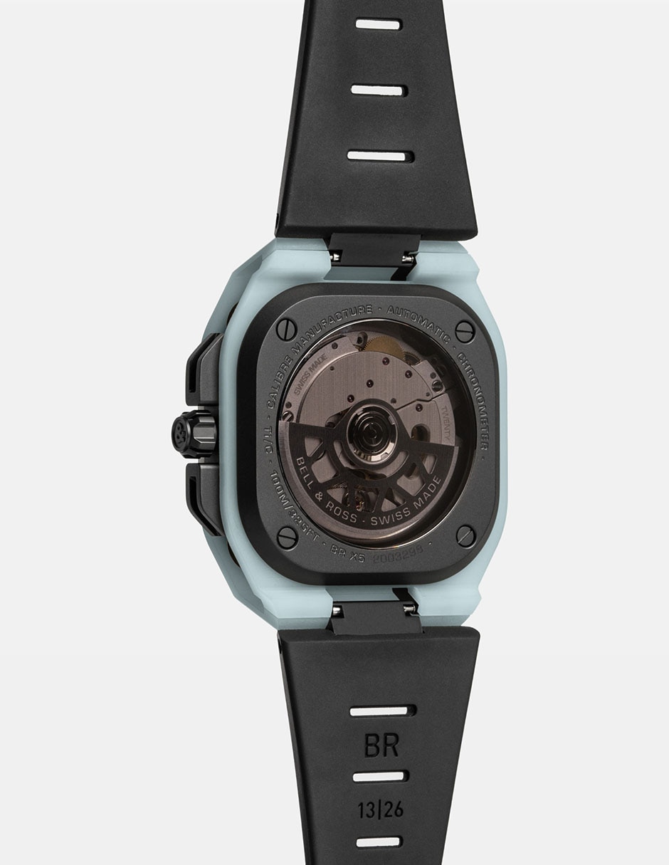 Reloj Bell & Ross Br-X5 Lum para hombre BRX5R-BLUM-TC/SRB 4