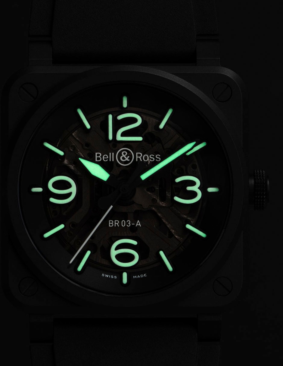 Reloj BR-03 para hombre BR03A-BL-SKCE/SRB 8