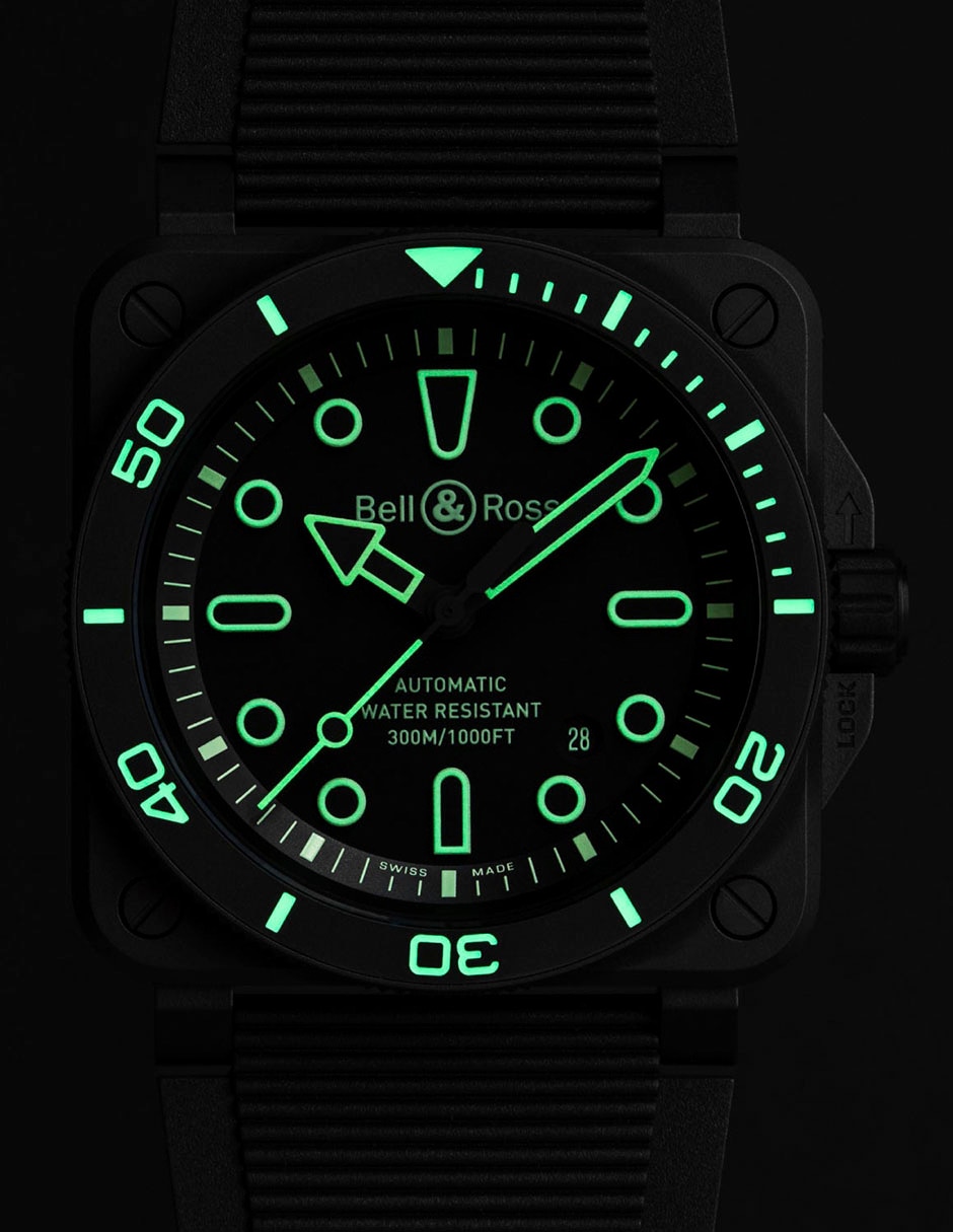 Reloj BR 03 Diver para hombre BR03A-D-OL-CE/SRB 7