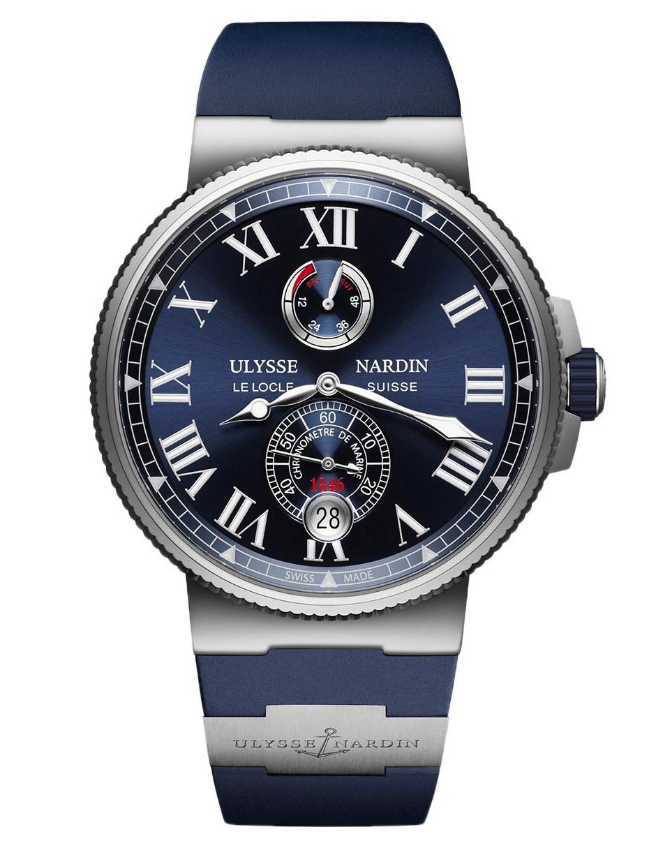 Reloj para hombre Ulysse Nardin Marine 1183 122 3 43 azul Liverpool